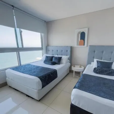 Apartamento Frente Al Mar En Bocagrande Cartagena